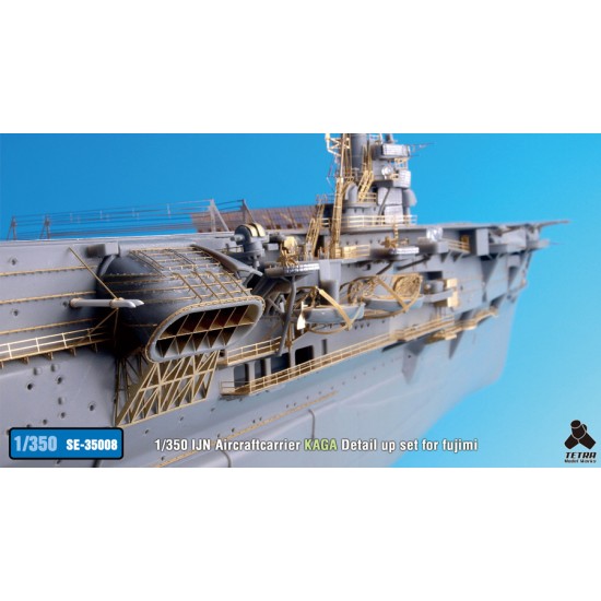 1/350 IJN Aircraft Carrier Kaga Detail-up Set for Fujimi kit 1/350 IJN Aircraft Carrier Kaga Detail-up Set for Fujimi kit