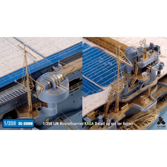 1/350 IJN Aircraft Carrier Kaga Detail-up Set for Fujimi kit 1/350 IJN Aircraft Carrier Kaga Detail-up Set for Fujimi kit