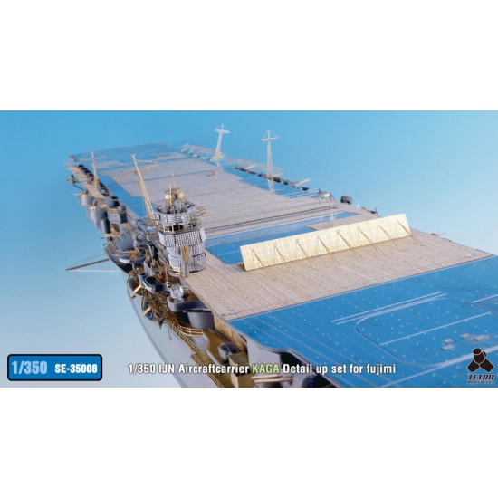 1/350 IJN Aircraft Carrier Kaga Detail-up Set for Fujimi kit 1/350 IJN Aircraft Carrier Kaga Detail-up Set for Fujimi kit