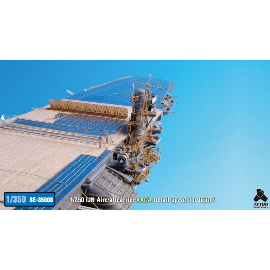 1/350 IJN Aircraft Carrier Kaga Detail-up Set for Fujimi kit 1/350 IJN Aircraft Carrier Kaga Detail-up Set for Fujimi kit