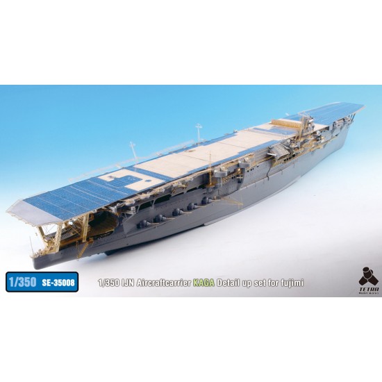 1/350 IJN Aircraft Carrier Kaga Detail-up Set for Fujimi kit 1/350 IJN Aircraft Carrier Kaga Detail-up Set for Fujimi kit