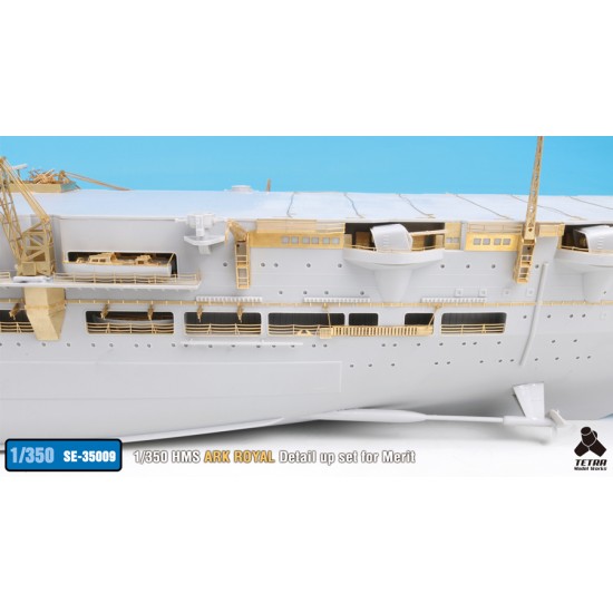 1/350 HMS Ark Royal Detail-up Set for Merit International kit #65307