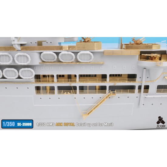 1/350 HMS Ark Royal Detail-up Set for Merit International kit #65307 1/350 HMS Ark Royal Detail-up Set for Merit International kit #65307