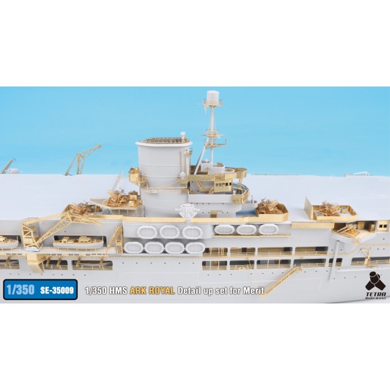 1/350 HMS Ark Royal Detail-up Set for Merit International kit #65307 1/350 HMS Ark Royal Detail-up Set for Merit International kit #65307