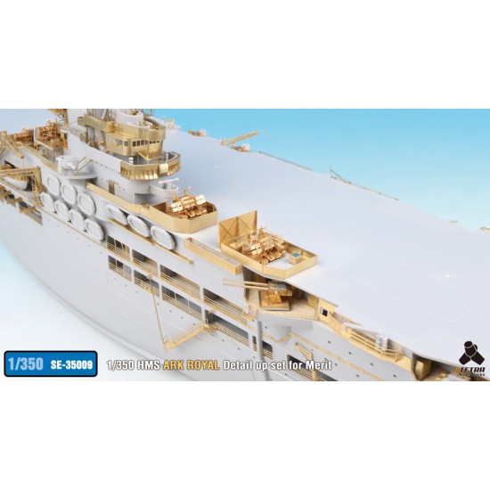 1/350 HMS Ark Royal Detail-up Set for Merit International kit #65307 1/350 HMS Ark Royal Detail-up Set for Merit International kit #65307