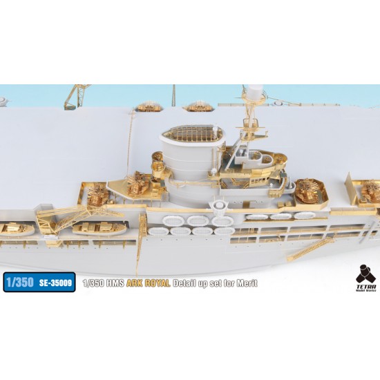 1/350 HMS Ark Royal Detail-up Set for Merit International kit #65307 1/350 HMS Ark Royal Detail-up Set for Merit International kit #65307