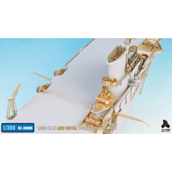 1/350 HMS Ark Royal Detail-up Set for Merit International kit #65307 1/350 HMS Ark Royal Detail-up Set for Merit International kit #65307