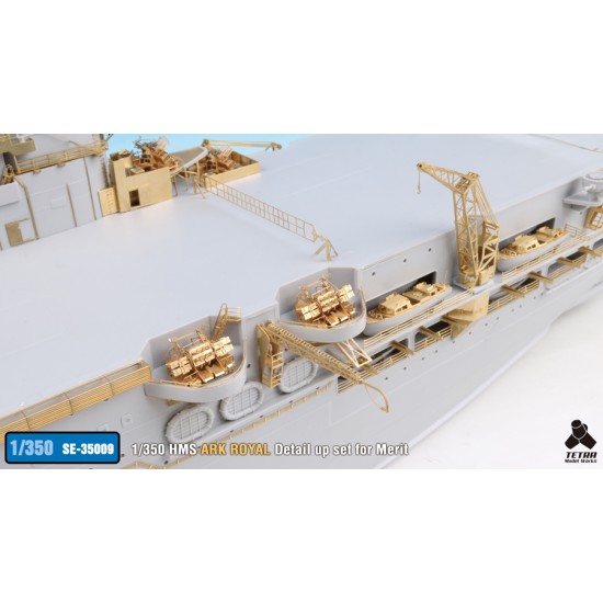 1/350 HMS Ark Royal Detail-up Set for Merit International kit #65307