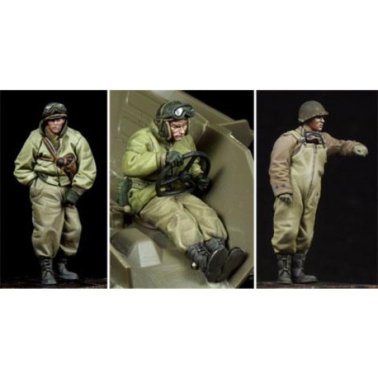 1/35 M8 Greyhound Crewmen (3 Figures) 1/35 M8 Greyhound Crewmen (3 Figures)