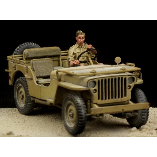 1/35 WWII British Jeep Driver in Western Desert for Tamiya kits 1/35 WWII British Jeep Driver in Western Desert for Tamiya kits
