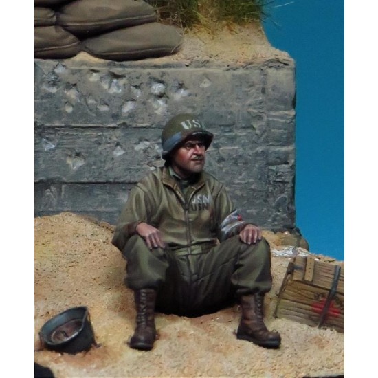 1/35 WWII US Navy Corpsman (medic) #2, Normandy 1944