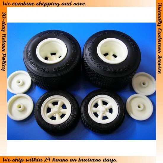 1/25 Tyre, Wheel and Back Pack (Pro Street) Vo.2 1/25 Tyre, Wheel and Back Pack (Pro Street) Vo.2