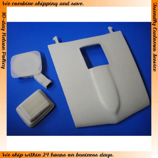 1/24, 1/25 Bonnet, Shaker and Filter for 1970 Ford Mach 1 Mustang 1/24, 1/25 Bonnet, Shaker and Filter for 1970 Ford Mach 1 Mustang
