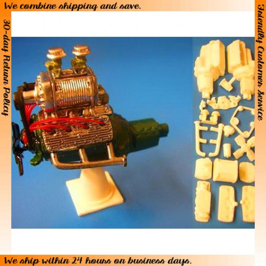 1/25 Flathead V8 Engine (Big Blower) 1/25 Flathead V8 Engine (Big Blower)