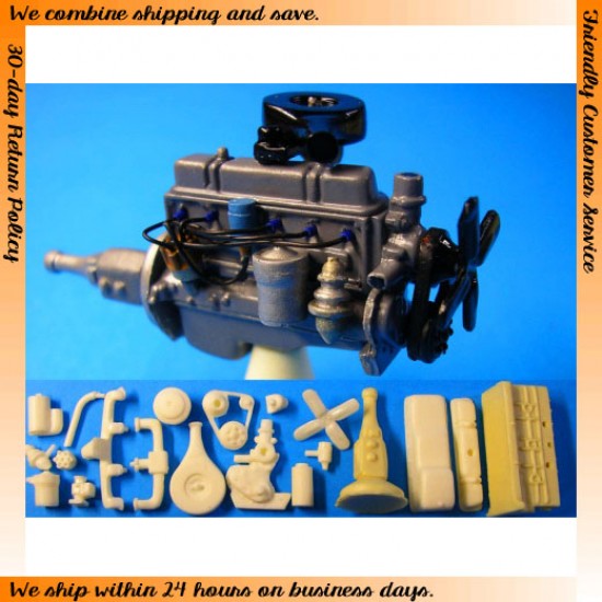 1/25 Grey Engine 6-Cylinder 1/25 Grey Engine 6-Cylinder
