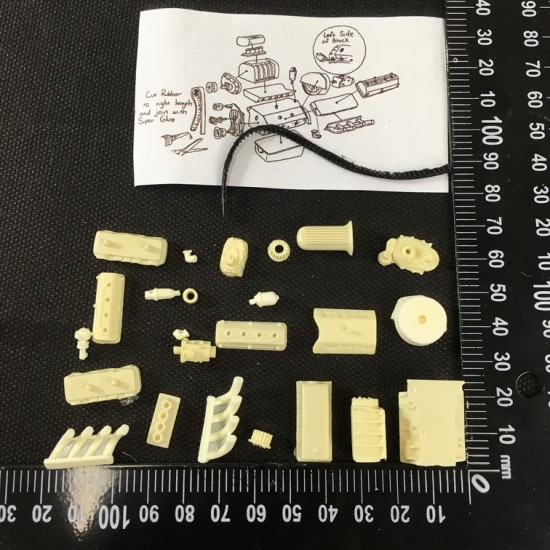1/25 Resin Engine 392 Hemi set #1198 1/25 Resin Engine 392 Hemi set #1198
