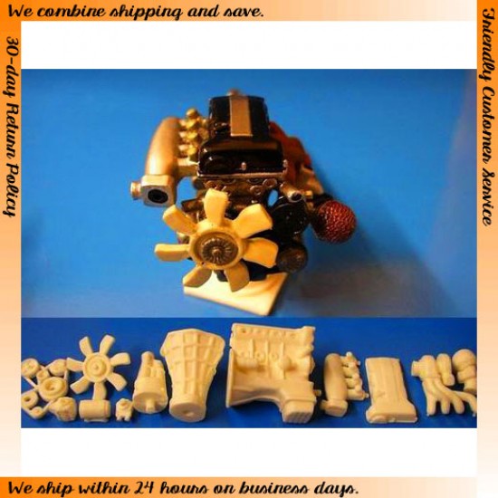 1/24 SR20DET Engine (Sloped Top, High Mount Plenum) 1/24 SR20DET Engine (Sloped Top, High Mount Plenum)