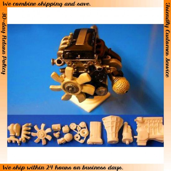1/24 SR20DET Engine (Sloped Top, Low Mount Plenum) 1/24 SR20DET Engine (Sloped Top, Low Mount Plenum)