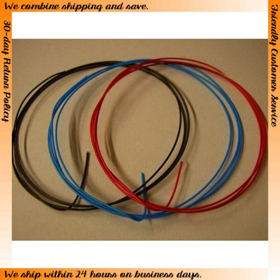 Plug Wire Set - Red, Blue, Black (Diameter: 0.4mm, Length: 0.5 metre) Plug Wire Set - Red, Blue, Black (Diameter: 0.4mm, Length: 0.5 metre)