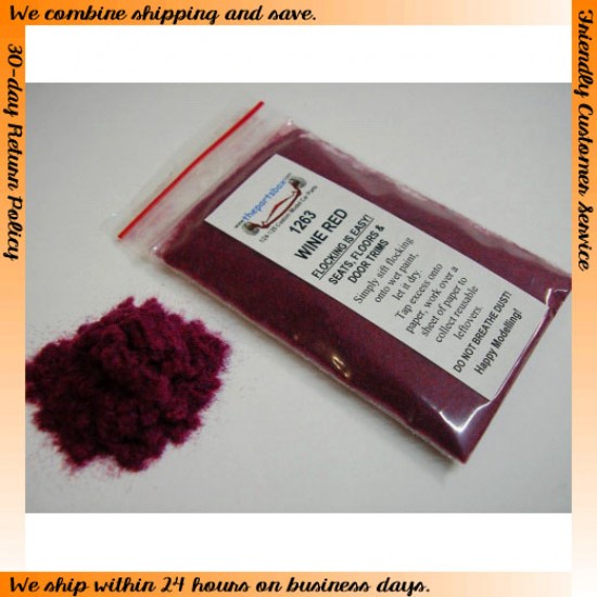 Flocking - Wine Red (3g) Flocking - Wine Red (3g)