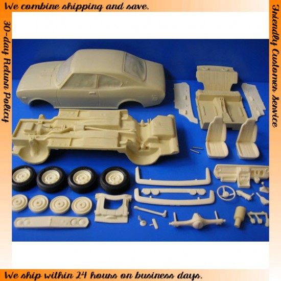 1/24 Mazda RX-2 1970s 2-door Round Headlights (Complete Curbside Resin kit) 1/24 Mazda RX-2 1970s 2-door Round Headlights (Complete Curbside Resin kit)