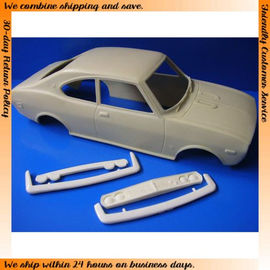 Body Pack Conversion Set for 1/24 Mazda RX-2 1970s 2-door Round Headlights Body Pack Conversion Set for 1/24 Mazda RX-2 1970s 2-door Round Headlights