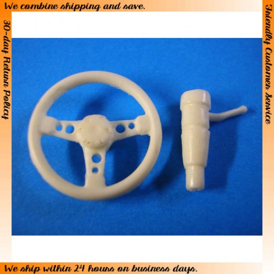 1/24, 1/25 Steering Wheel for Holden HQ 2-Door 1/24, 1/25 Steering Wheel for Holden HQ 2-Door