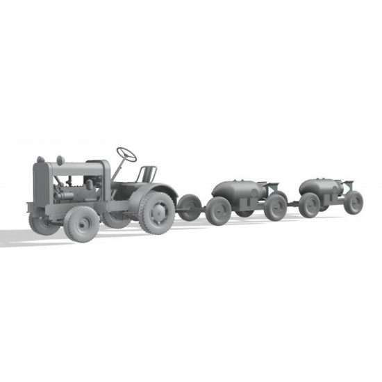 1/32 US TUG Clarktor 6 Mill-33 with 2x Bomb Trailer Mark 2 1/32 US TUG Clarktor 6 Mill-33 with 2x Bomb Trailer Mark 2