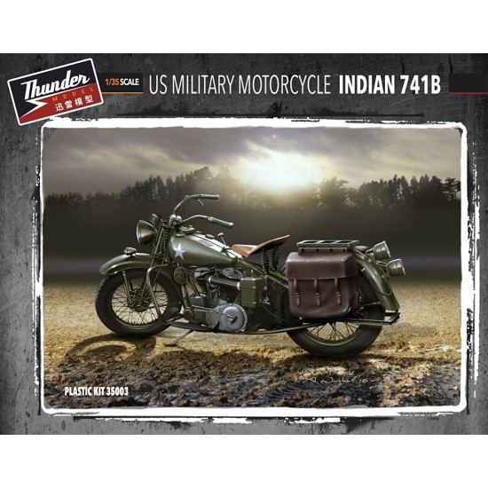 1/35 WWII US Military Motorcycle Indian 741B 1/35 WWII US Military Motorcycle Indian 741B