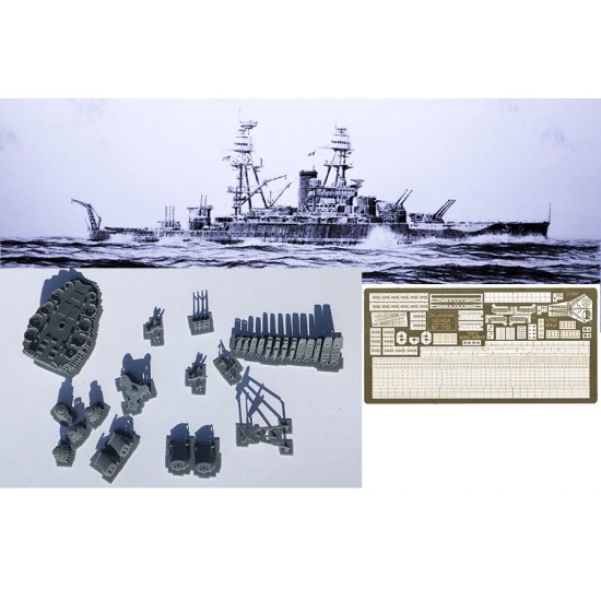 1/700 USS Oklahoma 1941 Complete Resin kit w/PE 1/700 USS Oklahoma 1941 Complete Resin kit w/PE