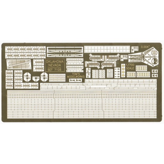 1/700 USS Nevada 1941 Complete Resin kit w/PE 1/700 USS Nevada 1941 Complete Resin kit w/PE