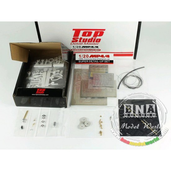 Super Detail Set for 1/20 McLaren MP4/4 1988 for Tamiya kit Super Detail Set for 1/20 McLaren MP4/4 1988 for Tamiya kit