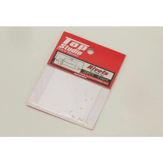 0.7mm Rivets (A) (20pcs) 0.7mm Rivets (A) (20pcs)