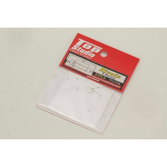 0.8mm Rivets (A) (20pcs) 0.8mm Rivets (A) (20pcs)