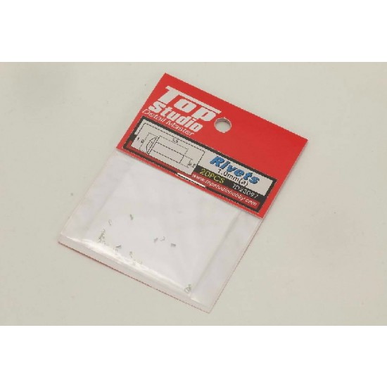 1.0mm Rivets (A) (20pcs) 1.0mm Rivets (A) (20pcs)