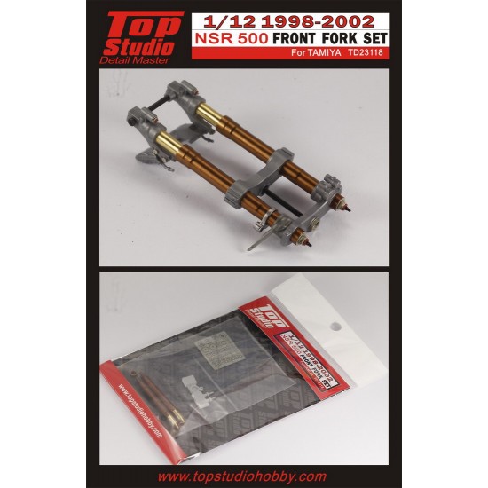 1/12 Honda NSR500 (1998-2002) Front Fork set for Tamiya kit 1/12 Honda NSR500 (1998-2002) Front Fork set for Tamiya kit