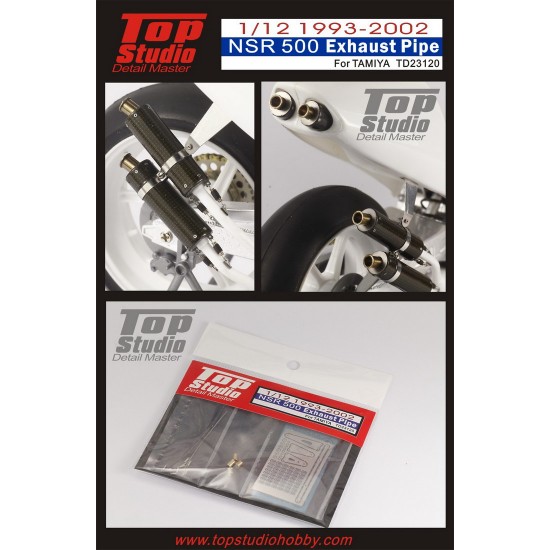 1/12 Honda NSR500 (1993-2002) Exhaust Pipe for Tamiya kit 1/12 Honda NSR500 (1993-2002) Exhaust Pipe for Tamiya kit