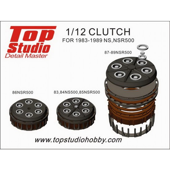 1/12 Clutch for Honda 1983/1984 NS500 and 1985/1986/1987-1989 NSR500
