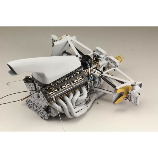 1/12 McLaren Honda MP4/6 Engine Super Detail-up Set for Tamiya kit 1/12 McLaren Honda MP4/6 Engine Super Detail-up Set for Tamiya kit