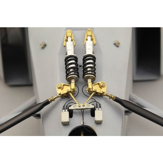 1/12 McLaren Honda MP4/6 Front Dampers and Chassis Front Bulkhead Detail-up Set 1/12 McLaren Honda MP4/6 Front Dampers and Chassis Front Bulkhead Detail-up Set