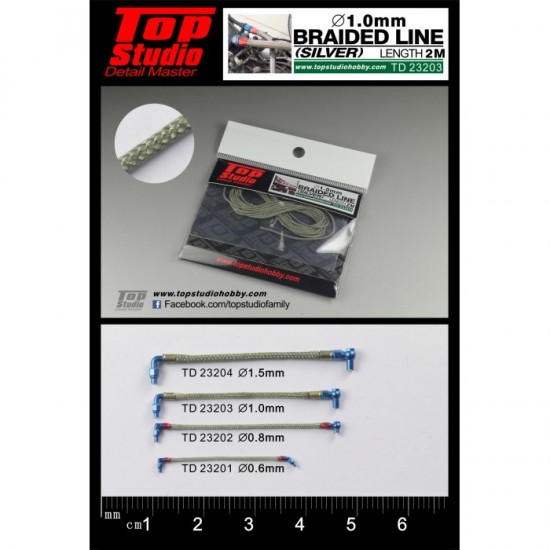 1.0mm Braided Line (silver) 1.0mm Braided Line (silver)