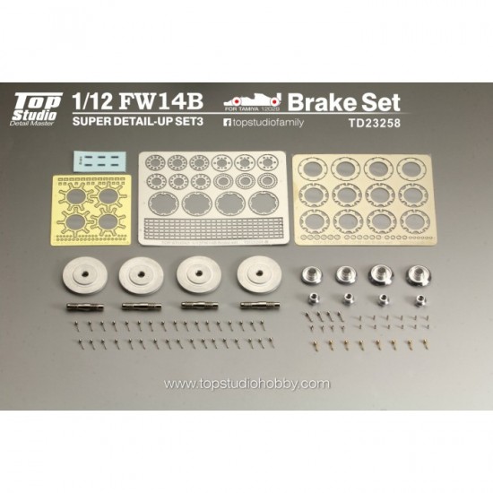 1/12 Williams FW14B Super Detail-up Set #3 - Brake Set for Tamiya kit #12029 1/12 Williams FW14B Super Detail-up Set #3 - Brake Set for Tamiya kit #12029