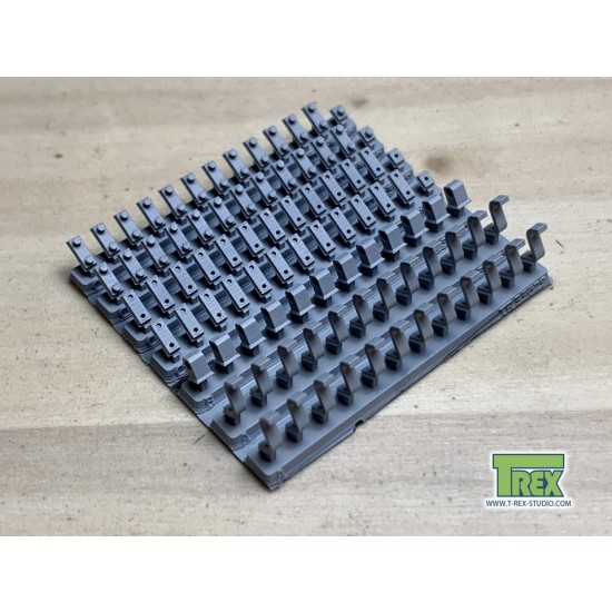 1/35 KingTiger/Jagdtiger Brackets of Side Skirt & Spare Track 1/35 KingTiger/Jagdtiger Brackets of Side Skirt & Spare Track