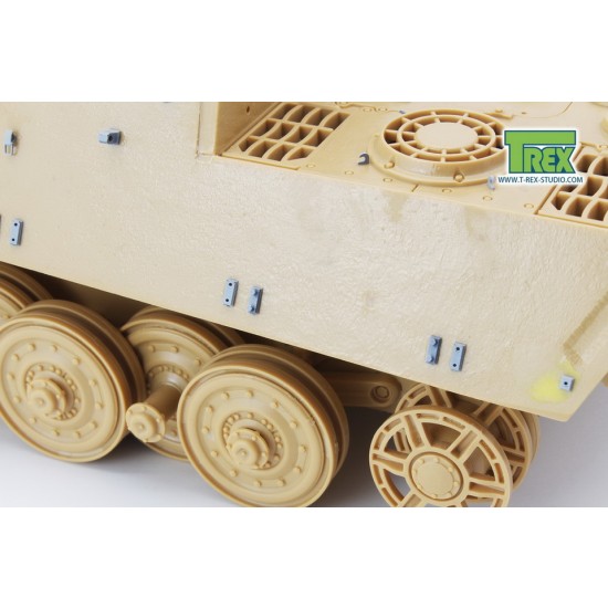 1/35 KingTiger/Jagdtiger Brackets of Side Skirt & Spare Track 1/35 KingTiger/Jagdtiger Brackets of Side Skirt & Spare Track