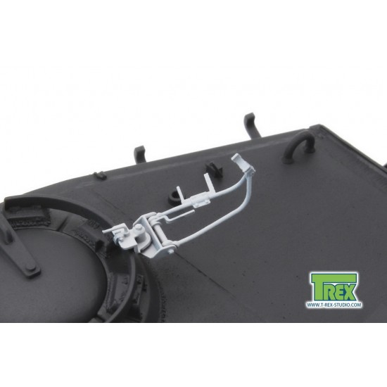 1/35 WWII German MG AA Gun Cupola Mount (3pcs) 1/35 WWII German MG AA Gun Cupola Mount (3pcs)
