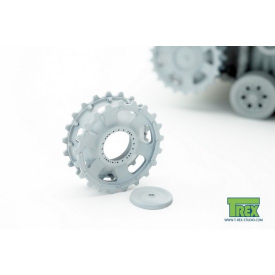 1/35 PzKpfw III Disassembled Sprocket Set A for Dragon kit (1pc) 1/35 PzKpfw III Disassembled Sprocket Set A for Dragon kit (1pc)