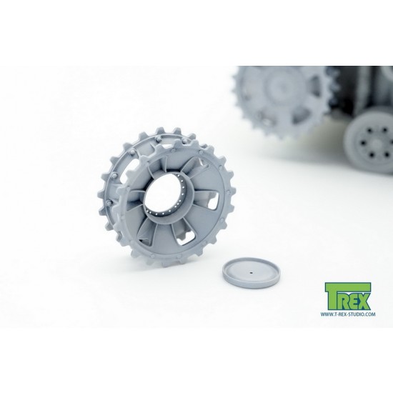 1/35 PzKpfw III Disassembled Sprocket Set A for Dragon kit (1pc) 1/35 PzKpfw III Disassembled Sprocket Set A for Dragon kit (1pc)