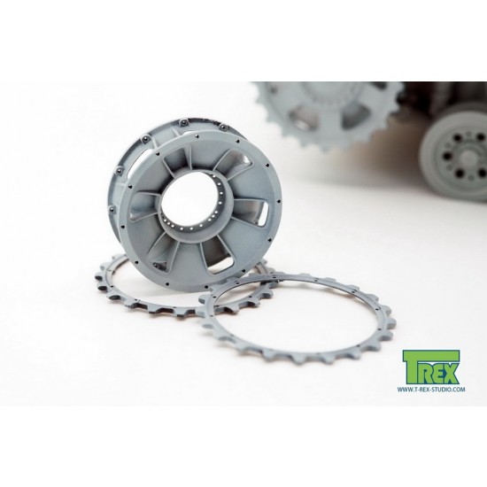 1/35 PzKpfw III Disassembled Sprocket Set B (1pc) 1/35 PzKpfw III Disassembled Sprocket Set B (1pc)