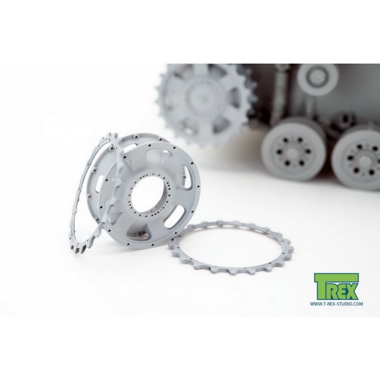 1/35 PzKpfw III Disassembled Sprocket Set B (1pc) 1/35 PzKpfw III Disassembled Sprocket Set B (1pc)