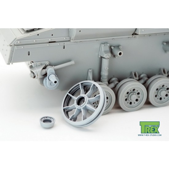 1/35 PzKpfw III Family Disassembled Idler (1pc) 1/35 PzKpfw III Family Disassembled Idler (1pc)